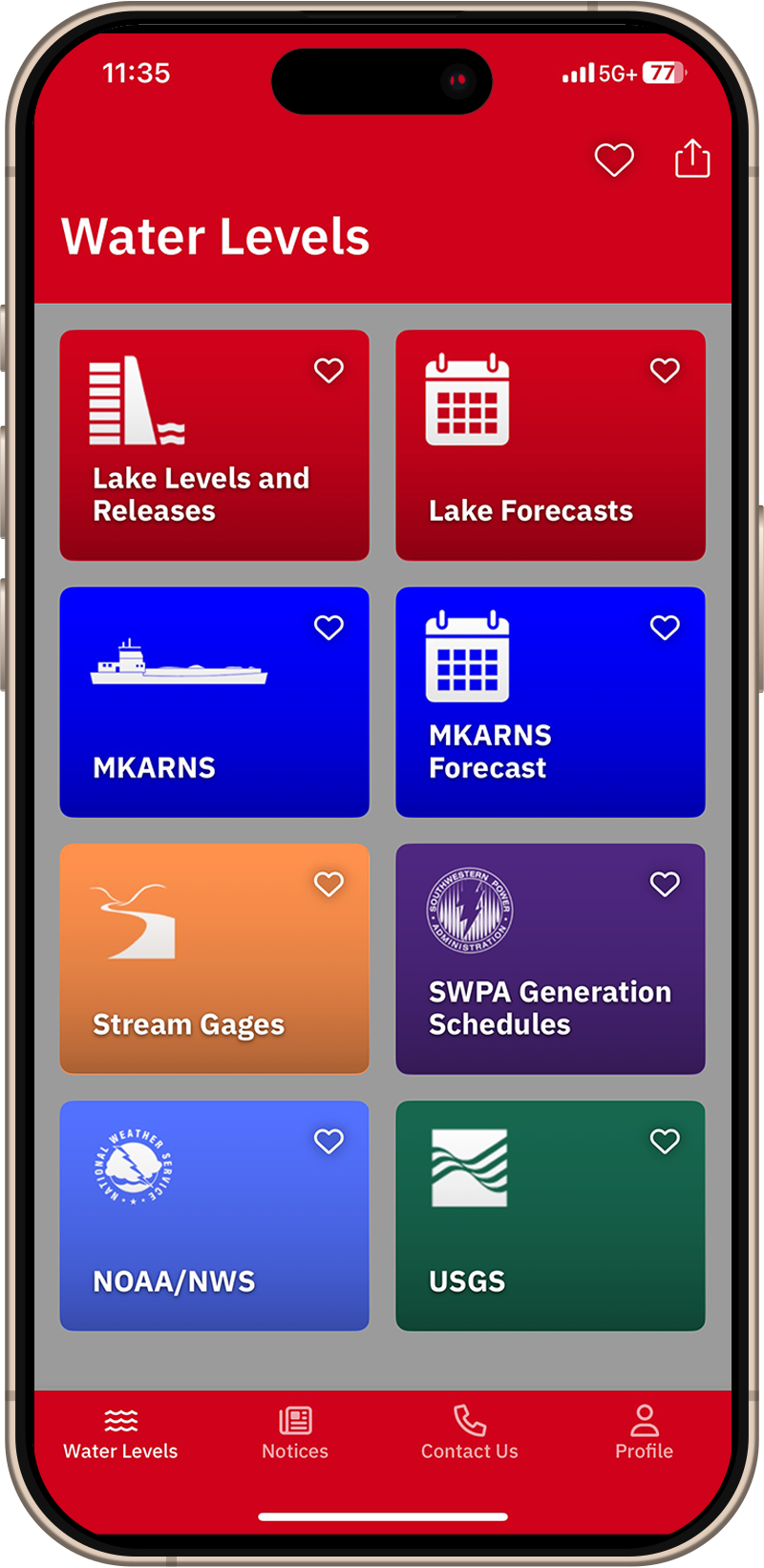 App Home Screen